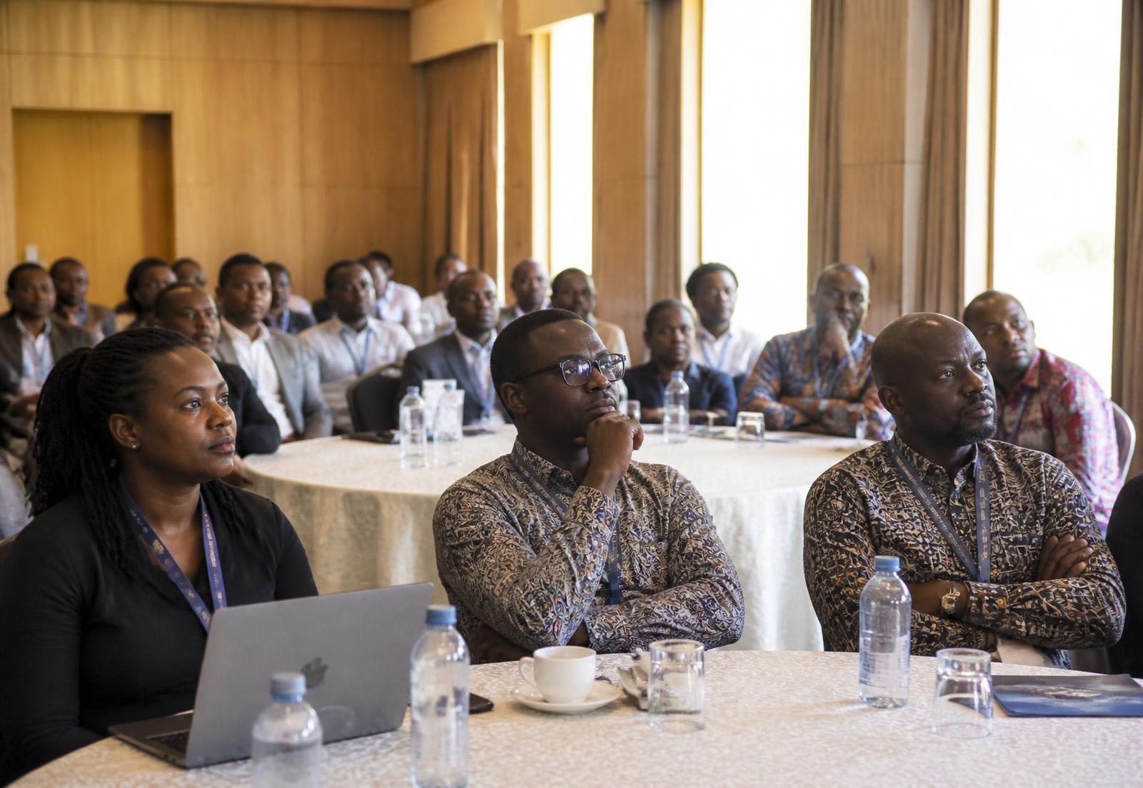 Delegates attending an academic conference